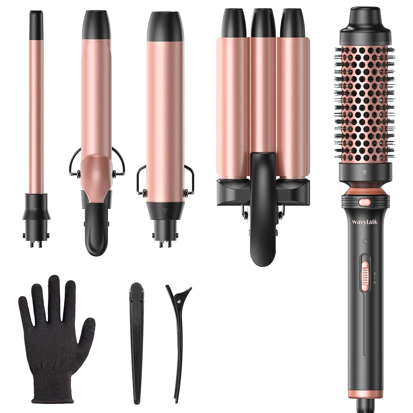 5 in 1 Curling Wand Set