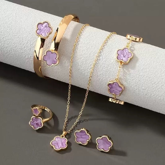 Five Petal Flower 5-piece Set