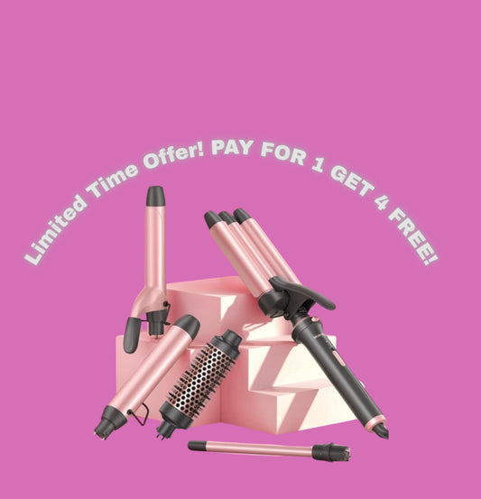 5 in 1 Curling Iron Set