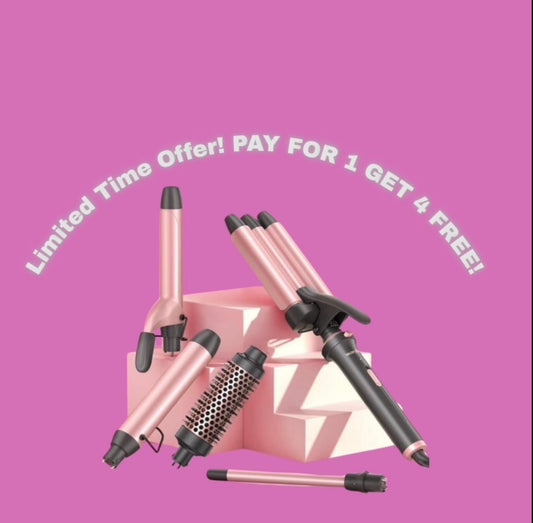 5 in 1 Curling Wand Set