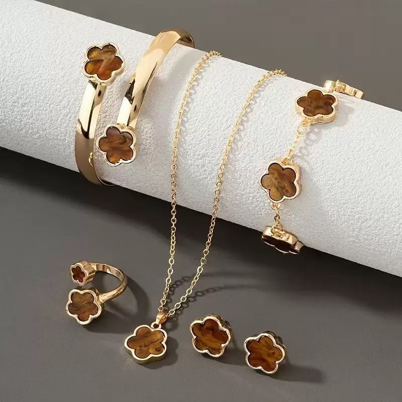 Five Petal Flower 5-piece Set